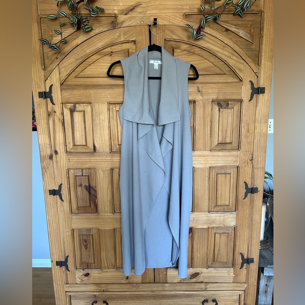 ReVamped Long Waterfall Vest